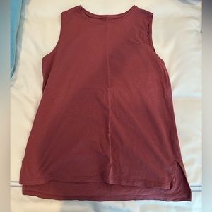 BRAND NEW. lulu lemon dusty pink muscle tank